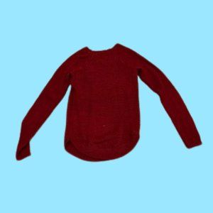 SO Cozy Maroon Knit Sweater